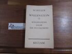 Wallenstein. 1. Wallensteins Lager Der Piccolomini Schiller, Friedrich :