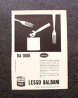 L687- Advertising Pubblicità -1960- GALBANI , LESSO TUTTA CARNE