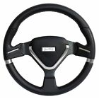 Volante sportivo eco-pelle nero 350mm Simoni Racing Montecarlo 35