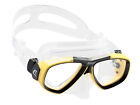 CRESSI MASCHERA SUB   DS241010  FOCUS SIL CLEAR/FRAME GIALLO