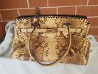 Borsa Da Donna Gianni Chiarini  Made In Italy Pelle- VERO PITONE- Serpente