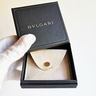 scatola anello orecchini gemelli ciondolo diamante BVLGARI box case bulgari oro