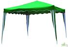 GAZEBO PIEGHEVOLE RICHIUDIBILE MERCATINO FISARMONICA VERDE 3X3 MT 300X300CM