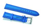 Cinturino per orologio in tessuto cordura imbottito 18mm blu tipo sector s18a