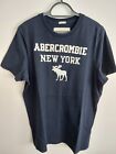 ABERCROMBIE & FITCH   XXL  2XL  NAVY   T SHIRT GOOD USED CONDITION