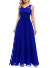 DRESSTELLS Women s Ball Gown Maxi Long Evening Dresses Chiffon Lace Bridesmaid D