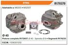 Cilindro pistone segmenti STIHL motosega MS200 MS200T R170370