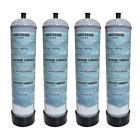 4 Bombole CO2 monouso 600gr. per acquari con attacco M10x1