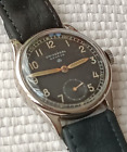 VINTAGE UNIVERSAL GENEVE MANUAL WIND CAL 262 MILITARY SSTEEL SWISS WATCH Ca 1930