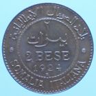 SOMALIA ITALIANA VITTORIO EMANUELE III 2 BESE 1924 ROMA RAME COPPER MONETA COIN