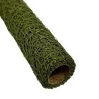 Rotolo Polycotton Rete Spider VERDE MUSCHIO 50 cm x 5 yards 4,60 metri 04TD