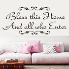 Benedici questa casa e tutti coloro che entrano Wall Stickers Stickers murali