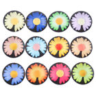 10X Mix Sunflower Photo Round Glass Cabochon 12mm 30mm Handmade Flatback Dome