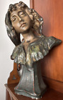 Antica scultura/statua in gesso- Busto di donna -primi  900