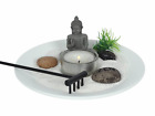 BUDDHA ZEN GARDEN - GIARDINO DI MEDITAZIONE CON CANDELA TEALIGHT