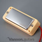 NEW Wilkinson WMHR AlNiCo V Mini Humbucker Pickup, P90, Chrome, Ivory Ring