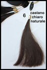 Extension cheratina SEISETA 25 ciocche Hair capelli veri umani 100% Remy