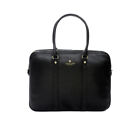 Borsa grande per donna Spalding Tiffany classica pelle nera da spalla a tracolla