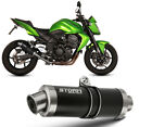 Terminale Scarico Storm by Mivv Gp Nero acciaio per Kawasaki Z 750 2007 > 2014