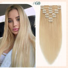 SEGO Hair Extension Clip Capelli Veri colori Ombre 18 Fascia 18Clips Larga 60 cm