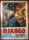 DJANGO 1966 ORIGINAL ITALIAN MOVIE POSTER NERO CORBUCCI SPAGHETTI WESTERN