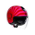 CASCO AGV E2206 JET ETERES TROPEA RED/PINK  TAGLIA s