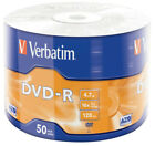 50 DVD -R VERBATIM vergini 16X SILVER Advanced Azo 4,7GB - DVD cellwrap -