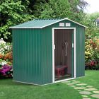 GARDEN COTTAGE METALGREEN CASETTA BOX IN LAMIERA VERDE CON 2 PORTE SCORREVOLI