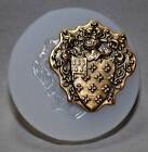 SHIELD SILICONE MOLD royal knight resin, clay, fimo, sugarcraft mould ornament