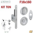 KIT SERRATURA EASY GANCIO PER PORTA SCORREVOLE SCRIGNO BONAITI G500 Front 16x160