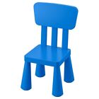 Ikea MAMMUT Children s chair, in/outdoor/blue