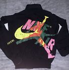 Nike Air Jordan Jumpman Color block Windbreaker Jacket - Black/ Multi - UK XS