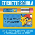 30+120 pz ETICHETTE ADESIVE personalizzate  con il nome pokemon