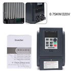 220V 0,75kW Monofase Frequenza Variabile Drive Inverter VFD Per Trifase Motore