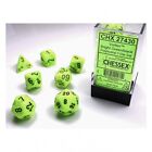 Cubo - Vortex Luminoso Green/Black (7-Würfelset)