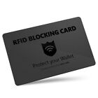 Nero Rfid Blocco Card NFC Schutzkarte Carte di Credito Protezione Blockierkarten