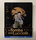 blu ray La tomba delle lucciole Steelbook  - studio Ghibli edizione 3 dischi