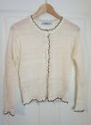 Blumarine Italy White Cardigan Size 46