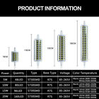 Lampadina lampada  R7s LED SMD5730 lunga 189 135 118 78 mm ø 30 max 20W 160 led