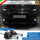 KIT FULL LED H11 6000K 9800 LUMEN CANBUS FENDINEBBIA CITROEN C4 SPACETOURER