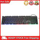 Steampunk Retro Keycap Typewriter Backlit Mechanical Gaming Keyboard (Black