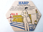 Vintage HARP - The Harp Lager Story No.6 ... Cat No 69 Beer mat / Coaster