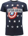 T-Shirt Capitan America Marvel Ufficiale Avengers Stelle America