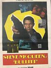 Steve McQueen-bullit - Locandina Originale 1  Edizione 1969