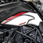 PROTEZIONE LATERALE SERBATOIO COMPATIBILE CON BENELLI TRK 702 ROSSO E BIANCO