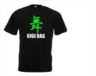 T-Shirt unisex uomo donna ragazzo maglietta logo Gigi Dag musica dj taglia SMLXL