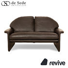 Sede Pelle Biposto Braun Sofa