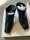 Heels Mules Blau von Balenciaga Gr. 40 aus Lackleder