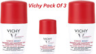 Vichy STRESS RESIST Anti-Transpirant 72h Treatment 50ml New PACK OF 3