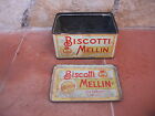 SCATOLA IN LATTA "BISCOTTI MELLIN" ANNI 60